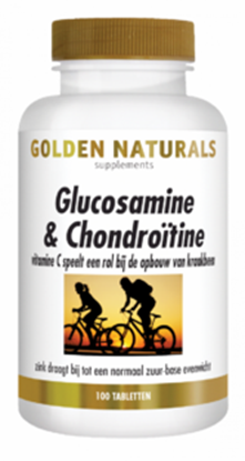 GOLDEN NATURALS GLUCOSAMINE  CHONDROTINE 100ST